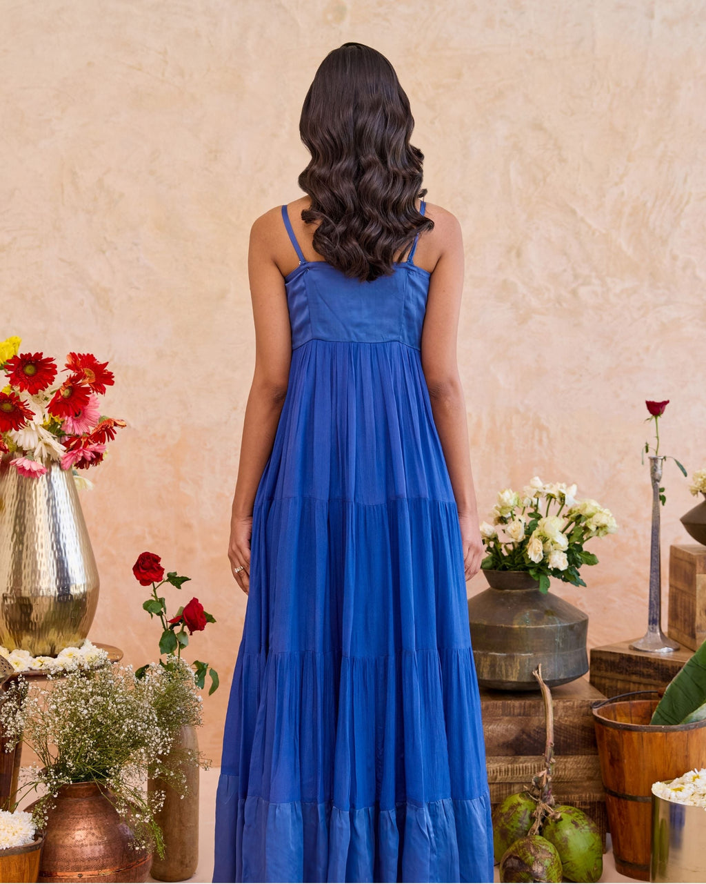 Nayla Dress by Taro with Jashn-E-Taro - The Trousseau Edit by Taro at Kamakhyaa India for sustainable fashion