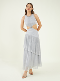 Opulent Tiered Dress by Bohobi with at Kamakhyaa for sustainable fashion