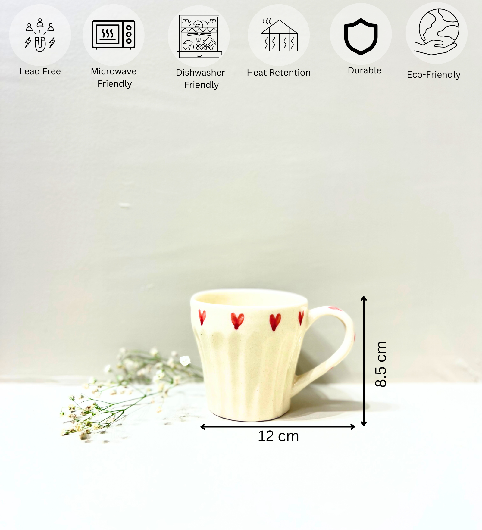 Hearts & Sips – Handcrafted Love Mug by Aetherea World with at Kamakhyaa for sustainable fashion