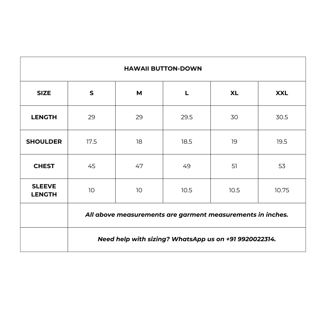 Hawaii Button-Down by anushé pirani with Menswear, T-Shirts & Shirts at Kamakhyaa for sustainable fashion