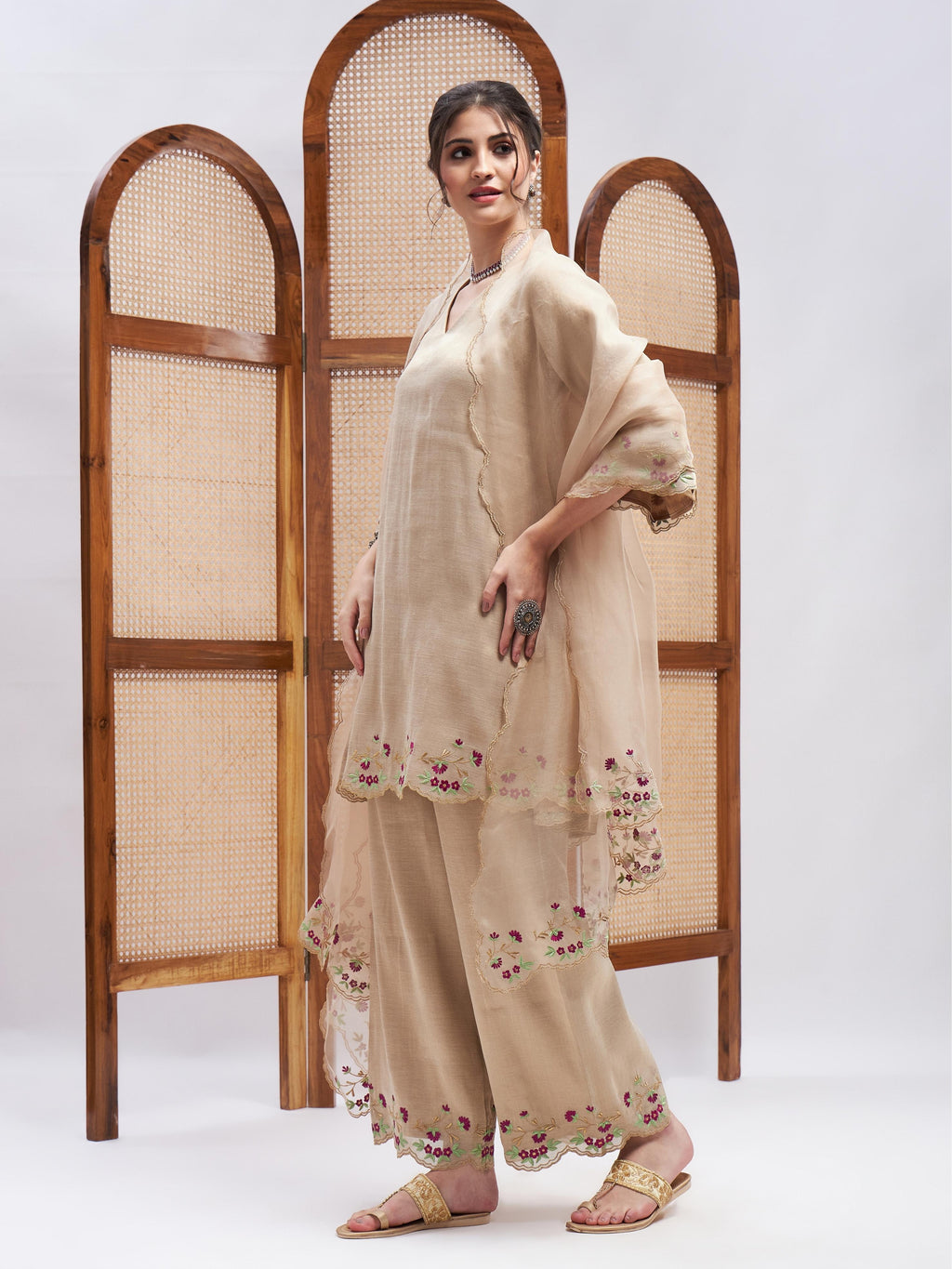 Sharar Kurta Set by RoohbyRidhimaa with at Kamakhyaa for sustainable fashion