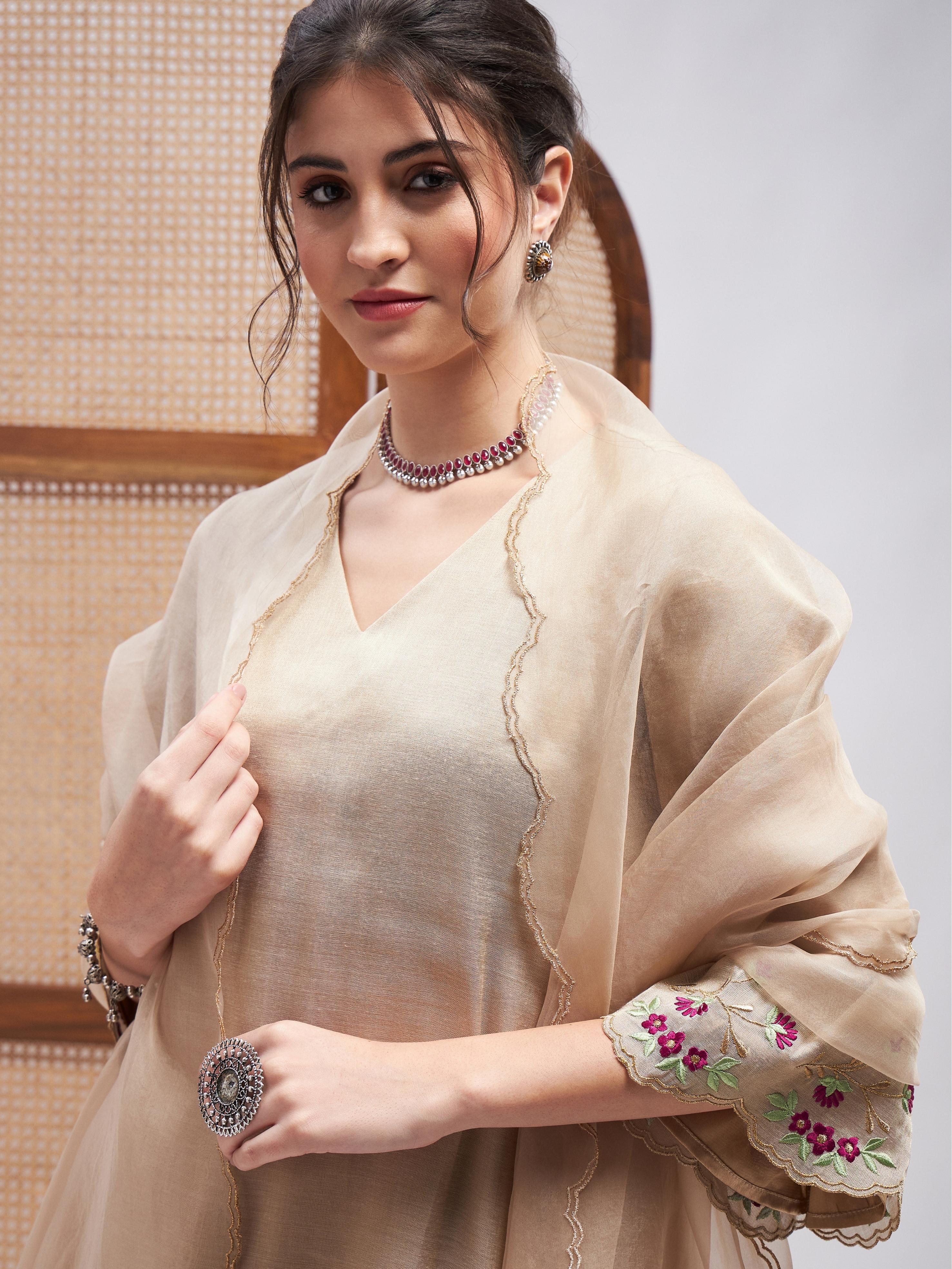 Sharar Kurta Set by RoohbyRidhimaa with at Kamakhyaa for sustainable fashion