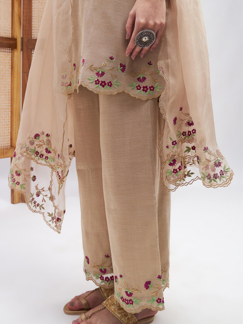 Sharar Kurta Set by RoohbyRidhimaa with at Kamakhyaa for sustainable fashion