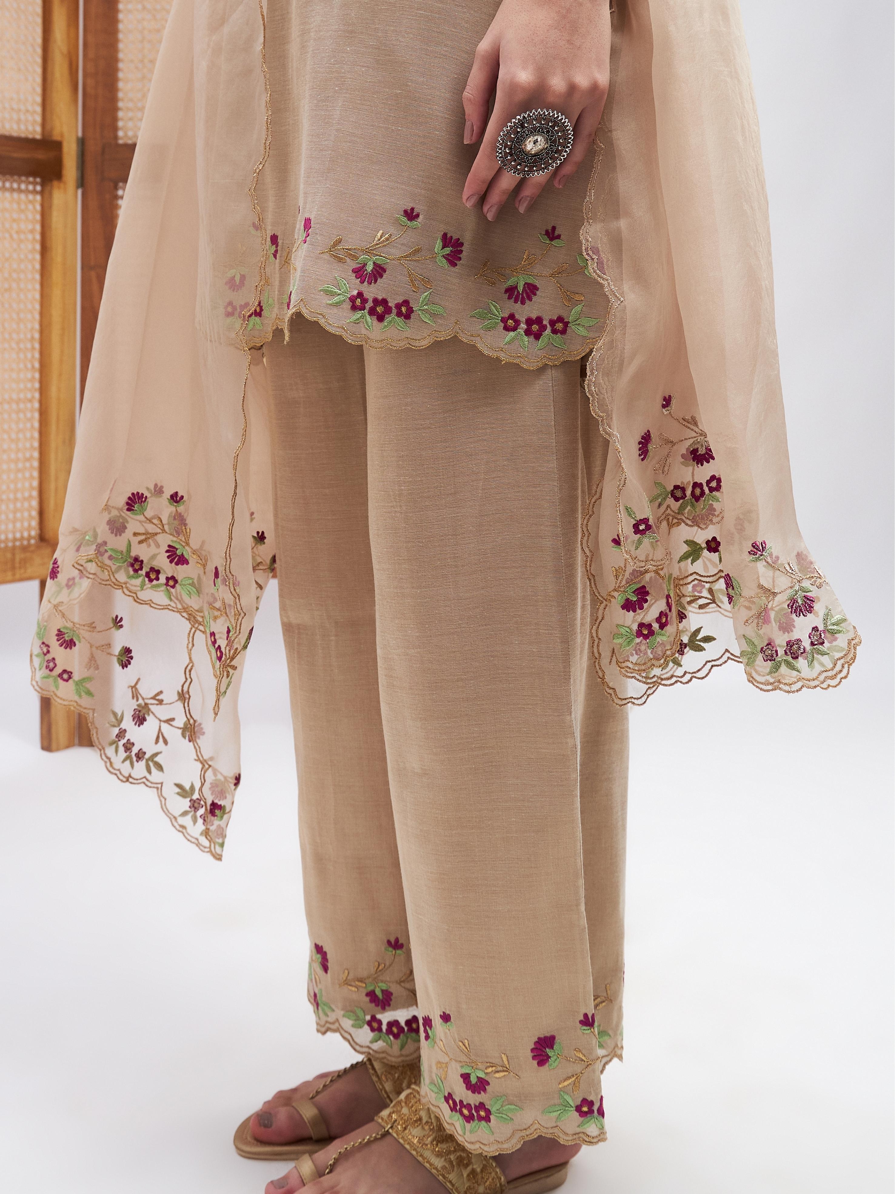 Sharar Kurta Set by RoohbyRidhimaa with at Kamakhyaa for sustainable fashion