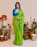Parijata Saree by Taro with Jashn-E-Taro - The Trousseau Edit by Taro at Kamakhyaa India for sustainable fashion