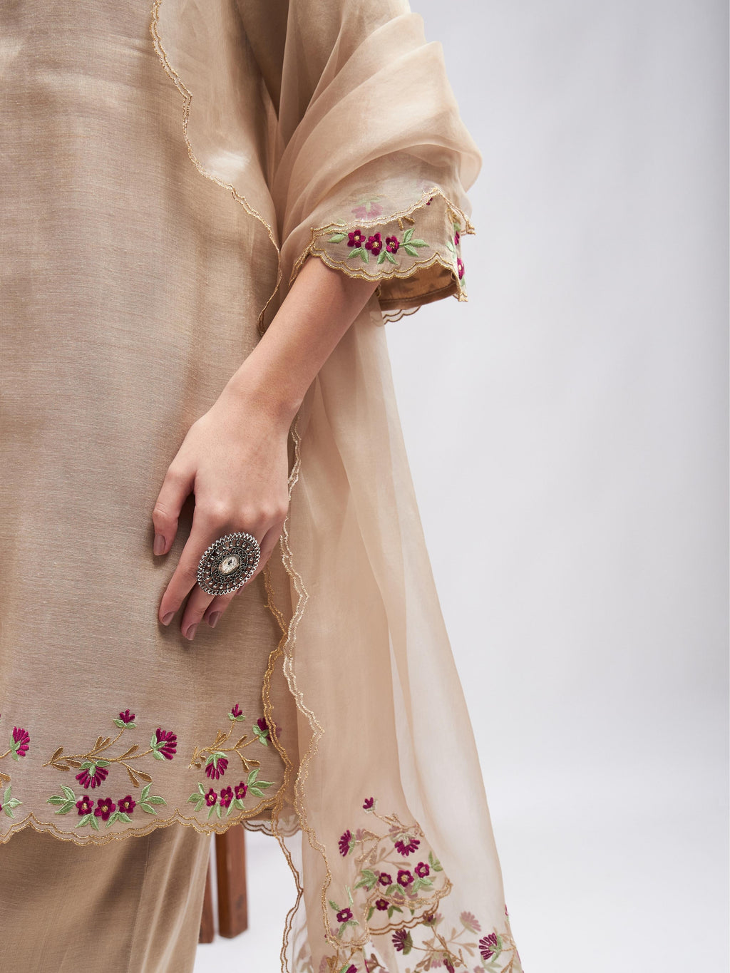 Sharar Kurta Set by RoohbyRidhimaa with at Kamakhyaa for sustainable fashion