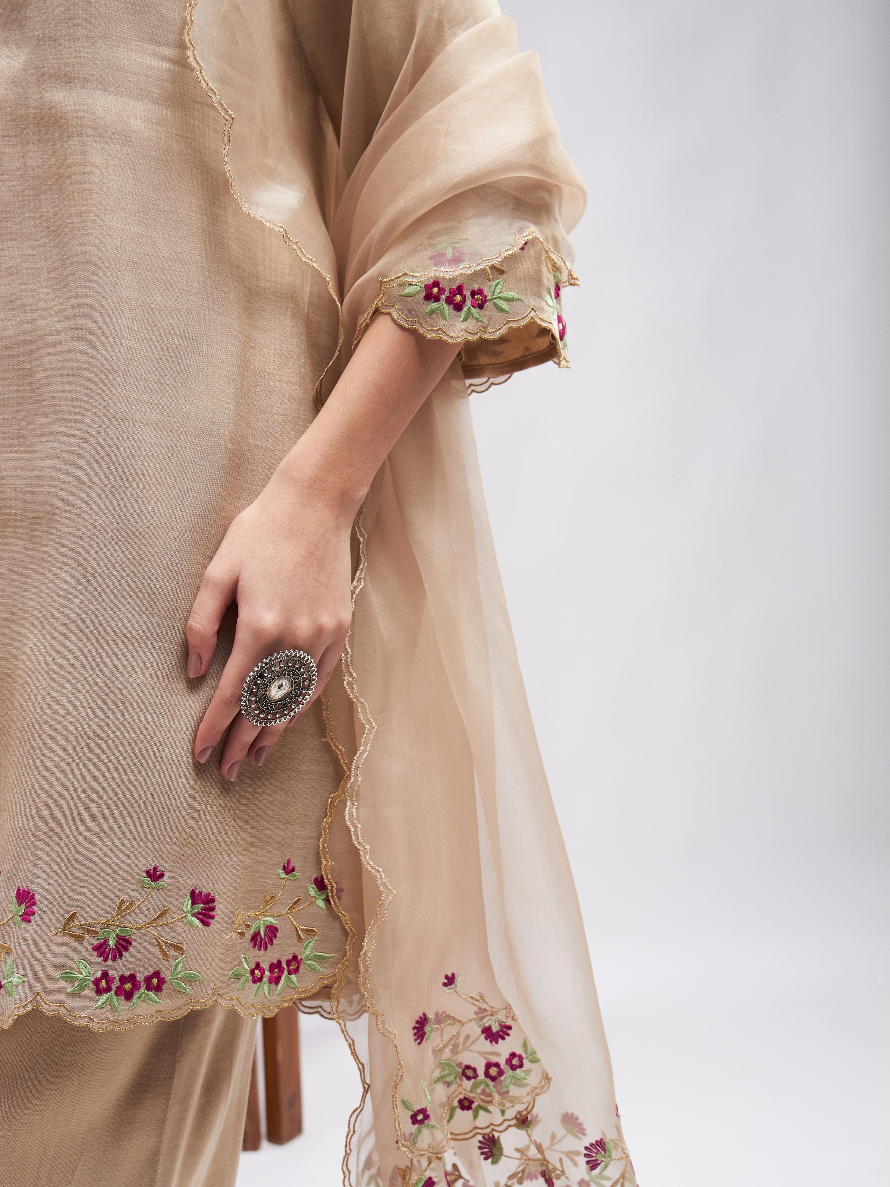 Sharar Kurta Set by RoohbyRidhimaa with at Kamakhyaa for sustainable fashion