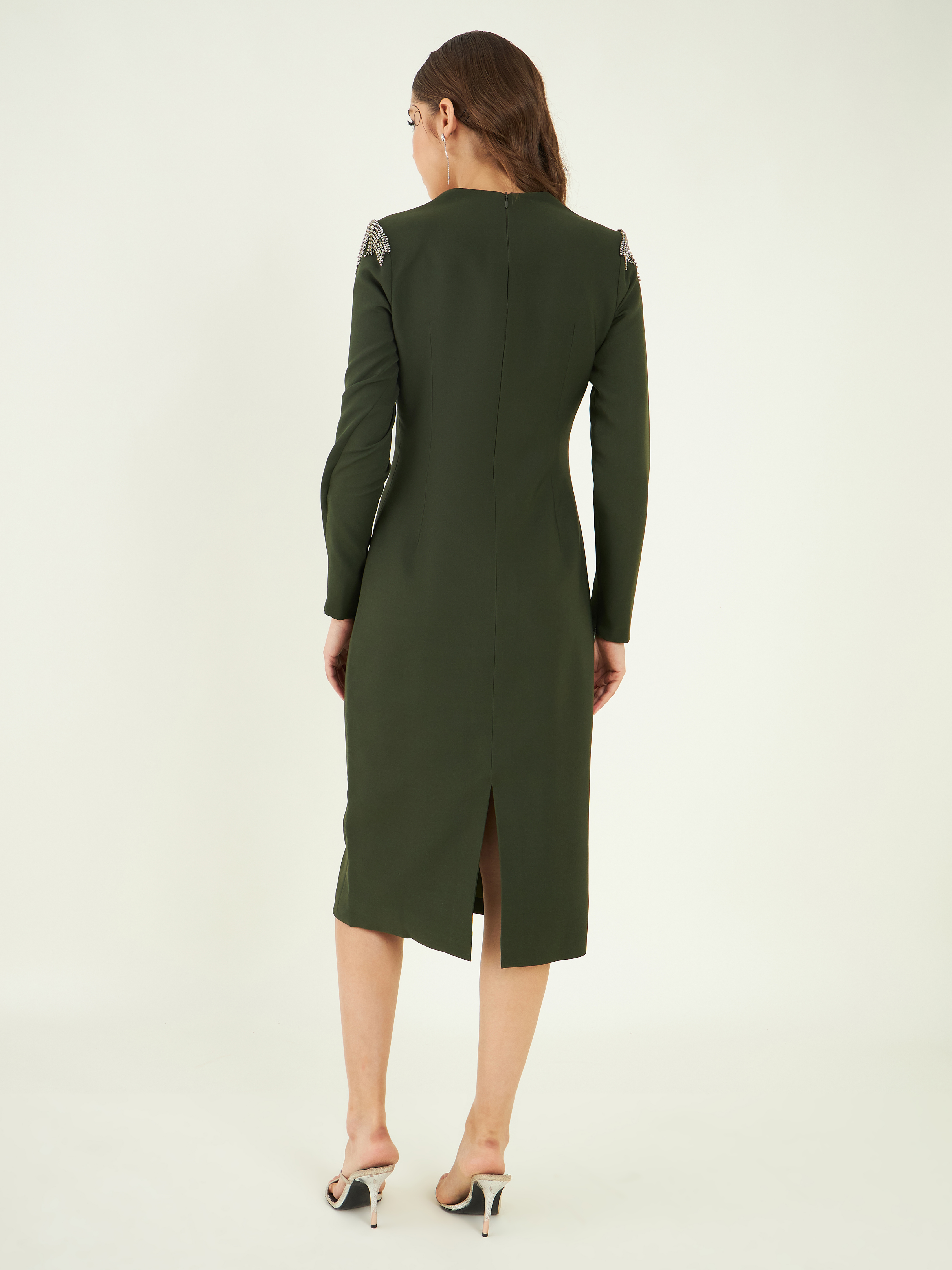 Green Glare Dress by Bohobi with at Kamakhyaa for sustainable fashion