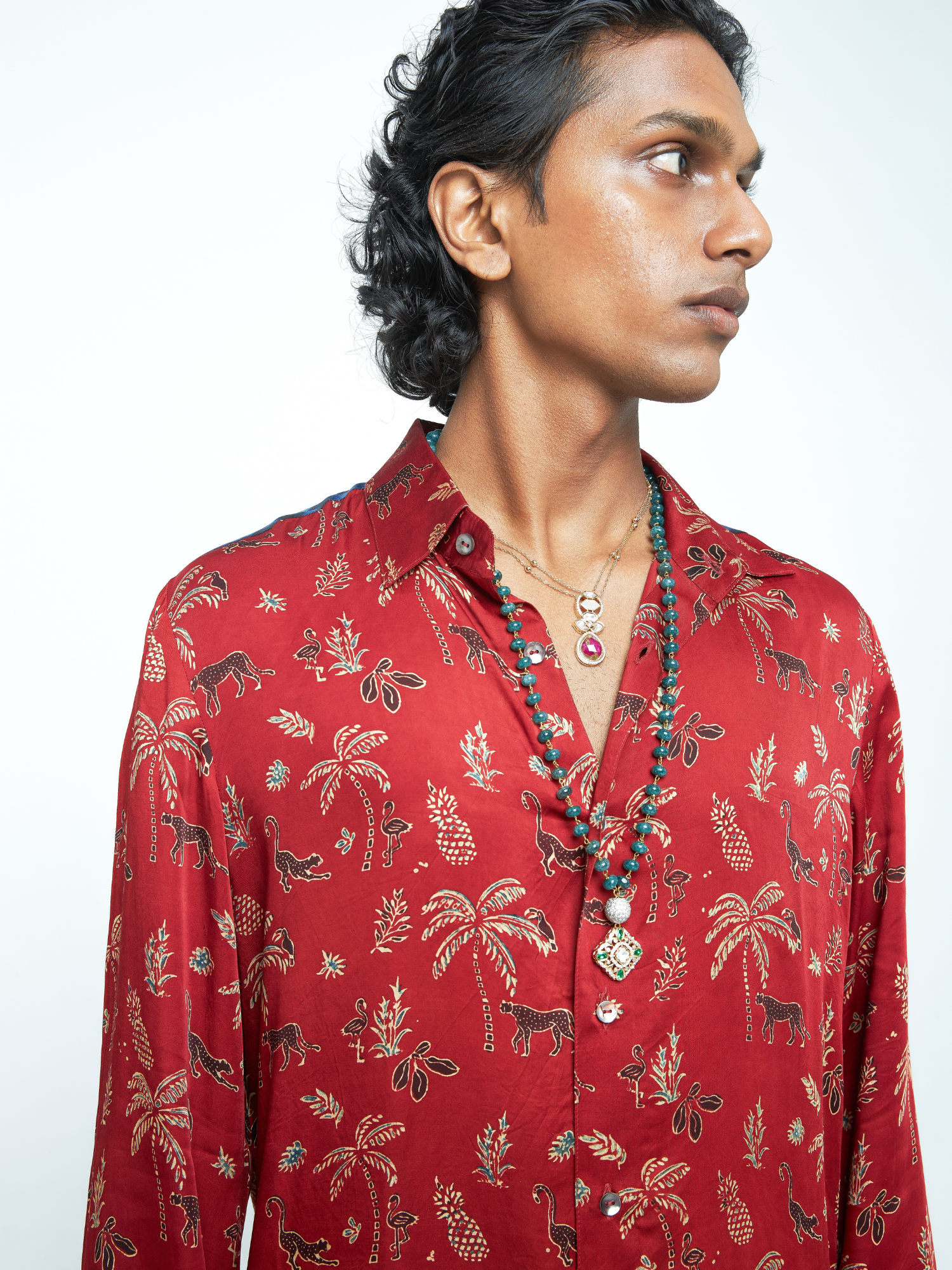 Jungle Shirt by anushé pirani with Menswear, T-Shirts & Shirts, Tops & Shirts at Kamakhyaa for sustainable fashion