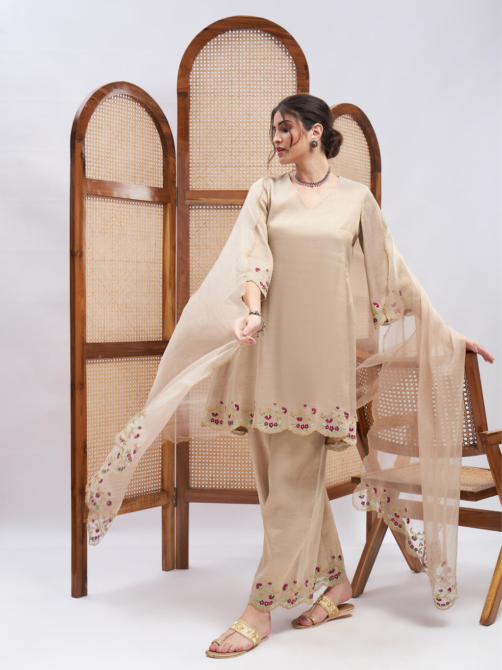 Sharar Kurta Set by RoohbyRidhimaa with at Kamakhyaa for sustainable fashion
