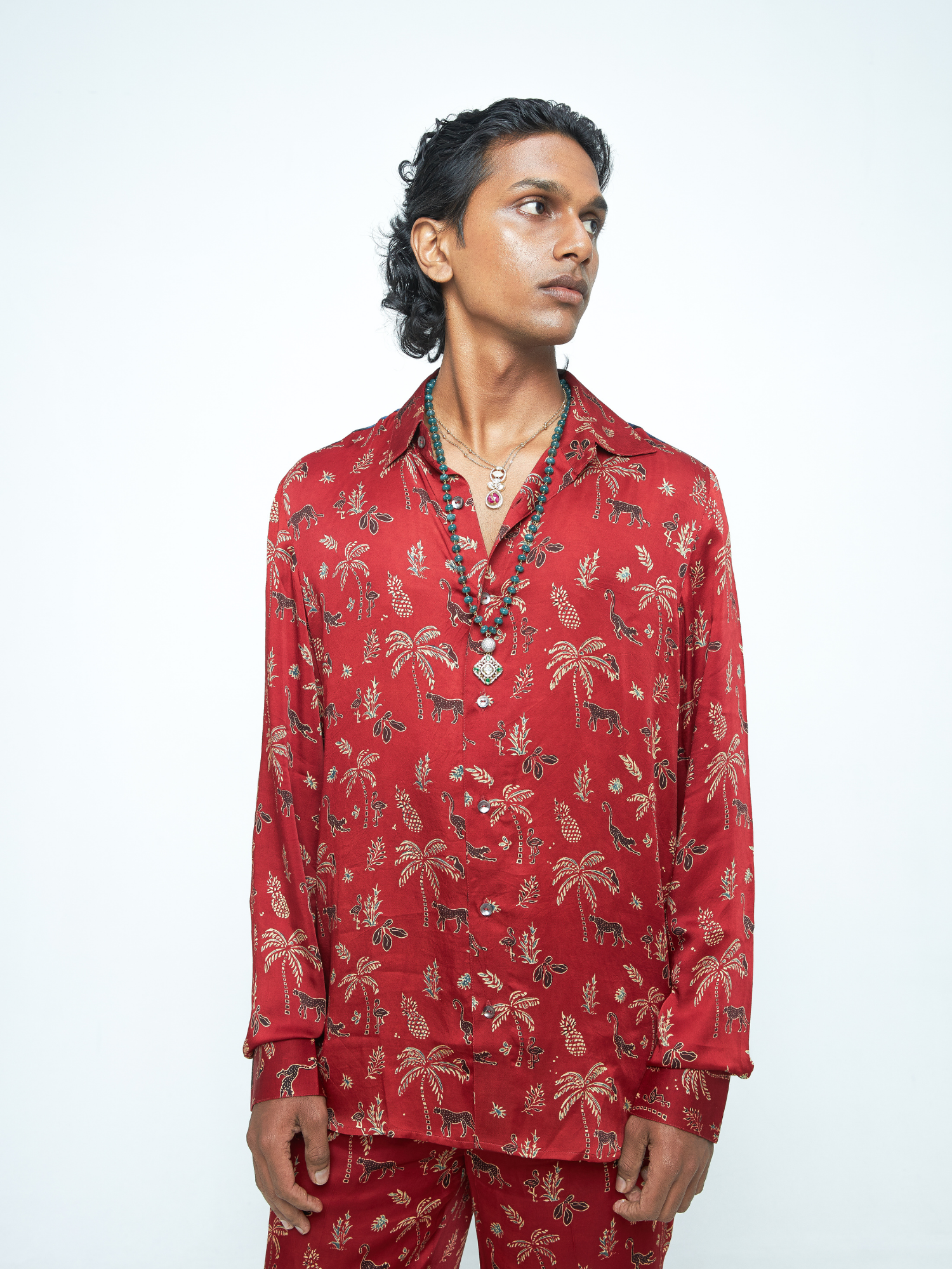 Jungle Shirt by anushé pirani with Menswear, T-Shirts & Shirts, Tops & Shirts at Kamakhyaa for sustainable fashion