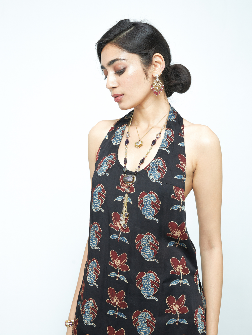 Bold Halter by anushé pirani with Tops & Shirts, Woman co-ord sets, Womenswear at Kamakhyaa for sustainable fashion
