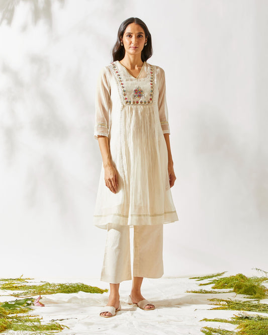 VINTAGE BANJARA TUNIC SET by devyanimehrotra.com with mirror work, tunics at Kamakhyaa for sustainable fashion