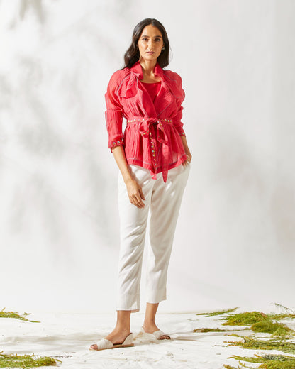 BANJARA TRENCH TOP by devyanimehrotra.com with at Kamakhyaa for sustainable fashion