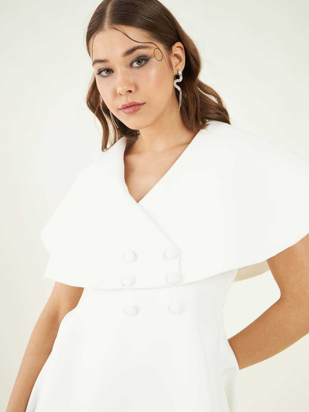 White Suave Dress by Bohobi with at Kamakhyaa for sustainable fashion
