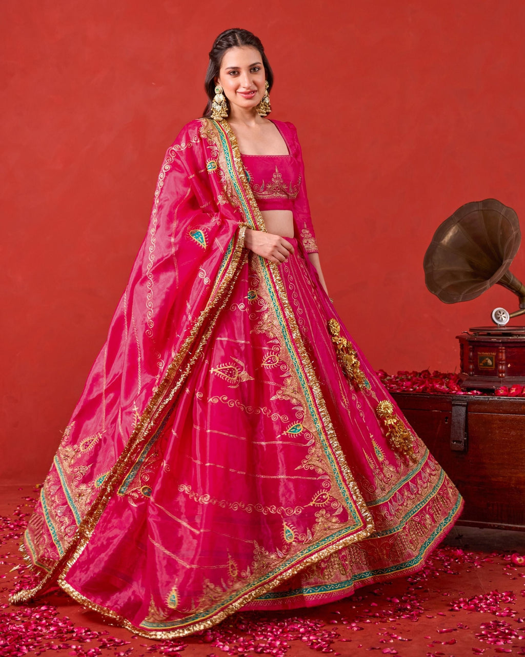 Nayaab Lehenga Set by Taro with Jashn-E-Taro - The Trousseau Edit by Taro at Kamakhyaa India for sustainable fashion