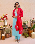 Noorani Kurta Set by Taro with Jashn-E-Taro - The Trousseau Edit by Taro at Kamakhyaa India for sustainable fashion