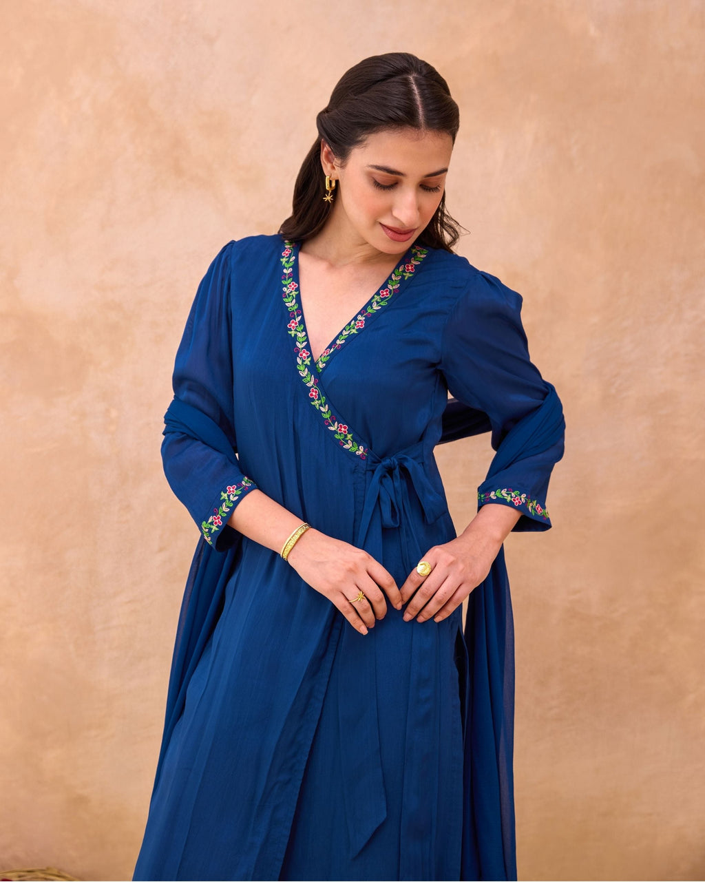 Twilight Bloom Kurta Set by Taro India with at Kamakhyaa for sustainable fashion