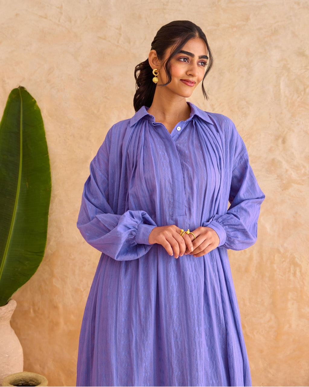 Amethyst Haze Co-ord by Taro India with at Kamakhyaa for sustainable fashion