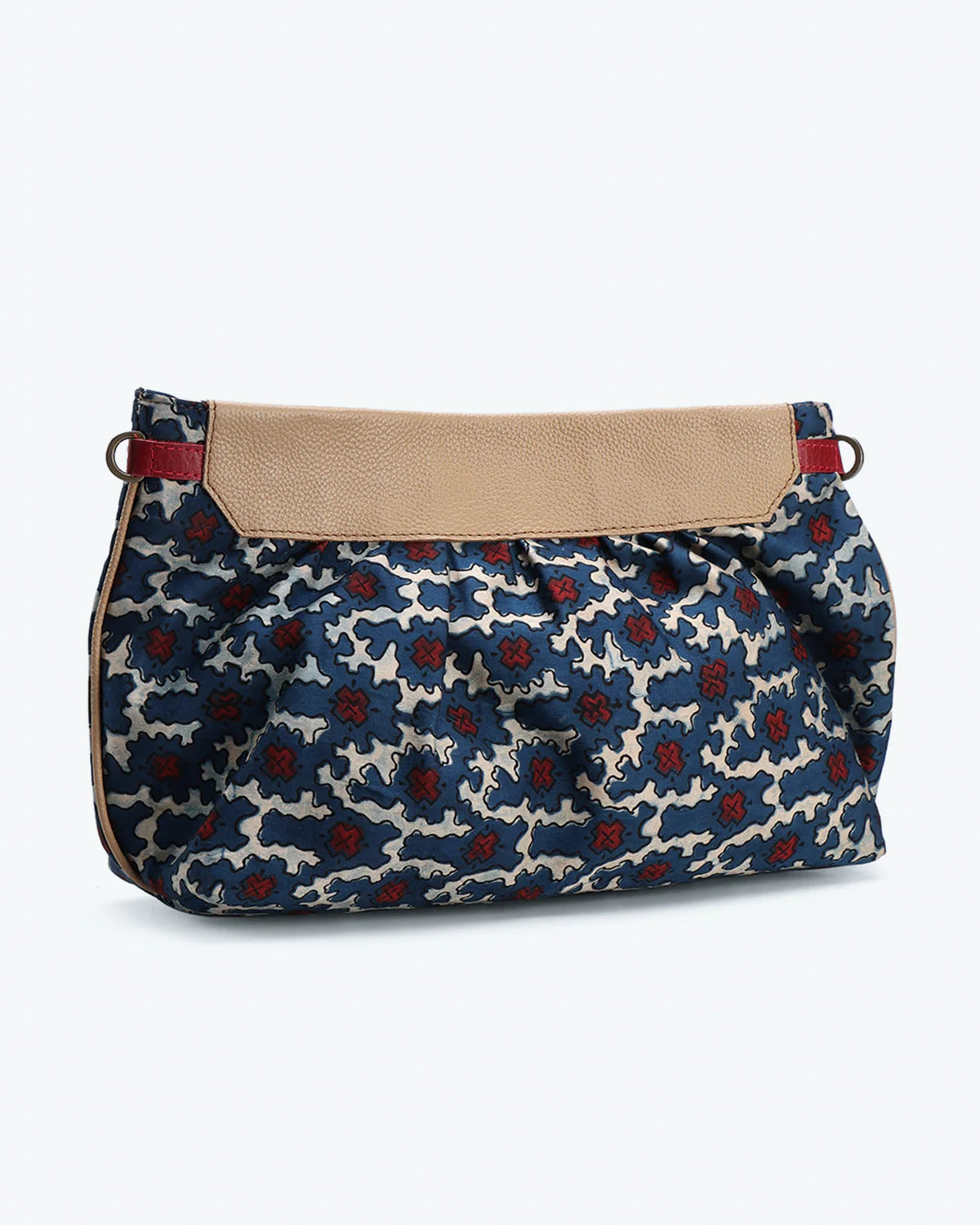 Navy Canary Clutch by The Indian Trunk with at Kamakhyaa for sustainable fashion