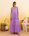 Lilac Breeze Dress by Taro India with at Kamakhyaa for sustainable fashion