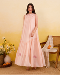 Apricot Bloom Dress by Taro India with at Kamakhyaa for sustainable fashion
