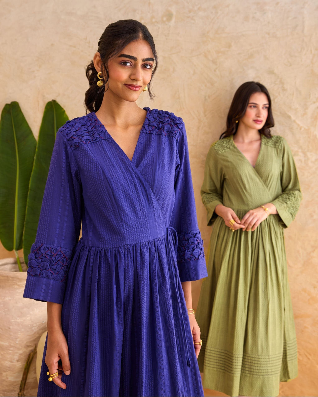 Midnight Fern Dress by Taro India with at Kamakhyaa for sustainable fashion