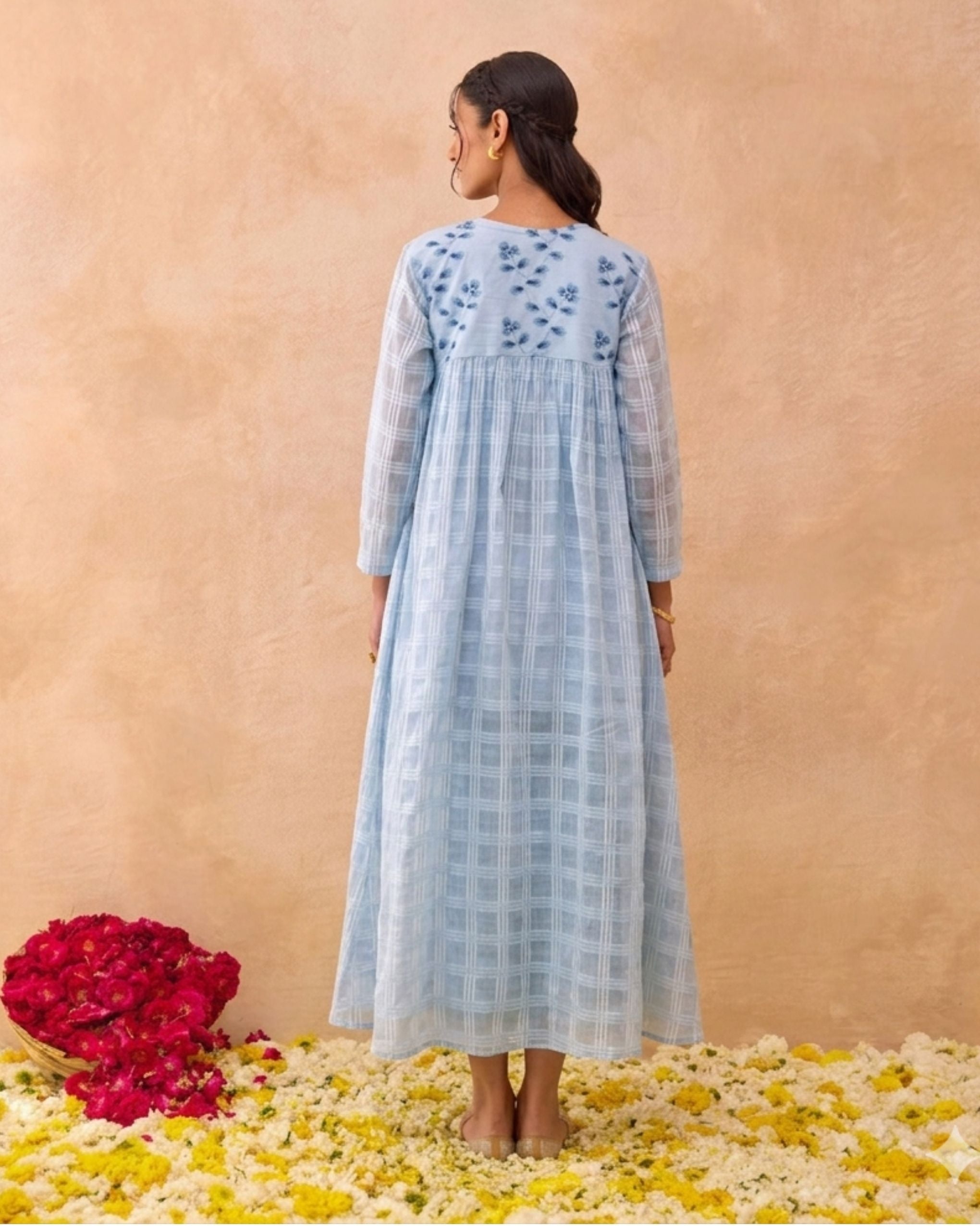 Skyloom Dress by Taro India with at Kamakhyaa for sustainable fashion
