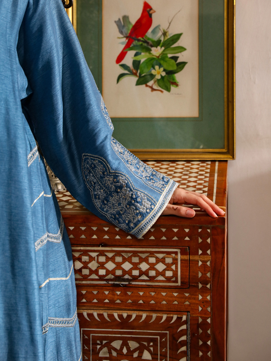 Mirza Kurta Set by RoohbyRidhimaa with Large, Medium, Small, X-Large, X-Small at Kamakhyaa for sustainable fashion