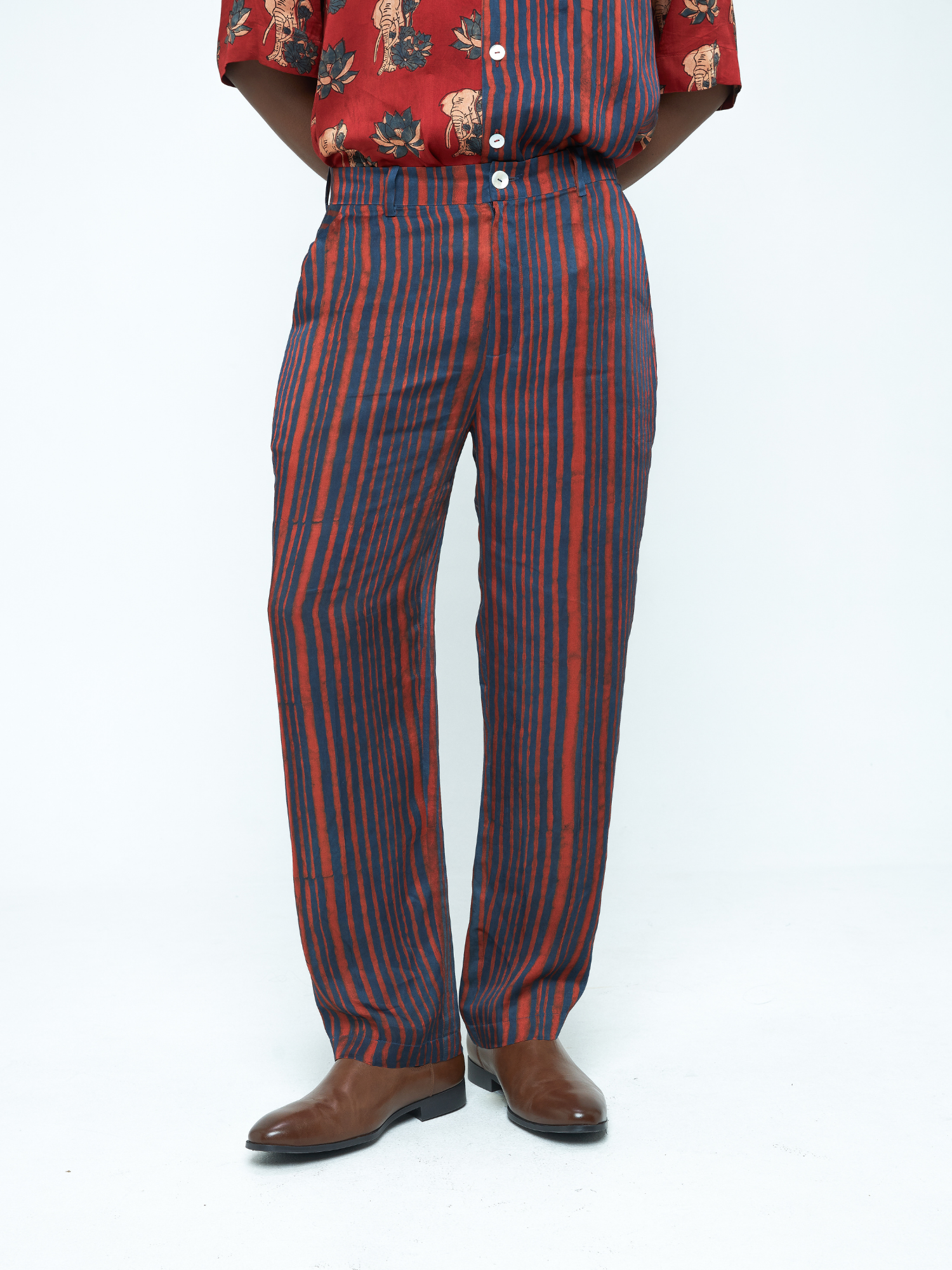 Rustic Tapered Pants by anushé pirani with Menswear, Pants at Kamakhyaa for sustainable fashion