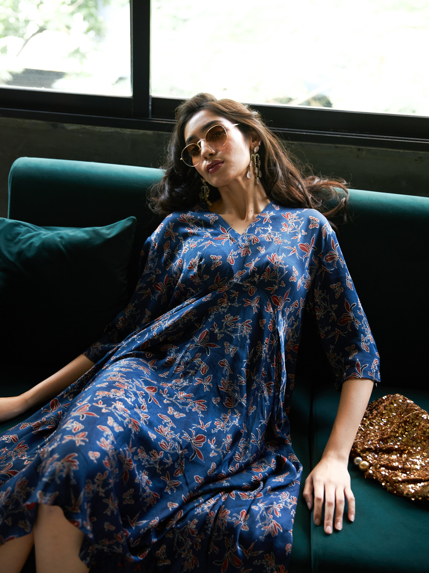 Cascade Dress by anushé pirani with Dresses, Tops & Shirts, Woman co-ord sets, Womenswear at Kamakhyaa for sustainable fashion