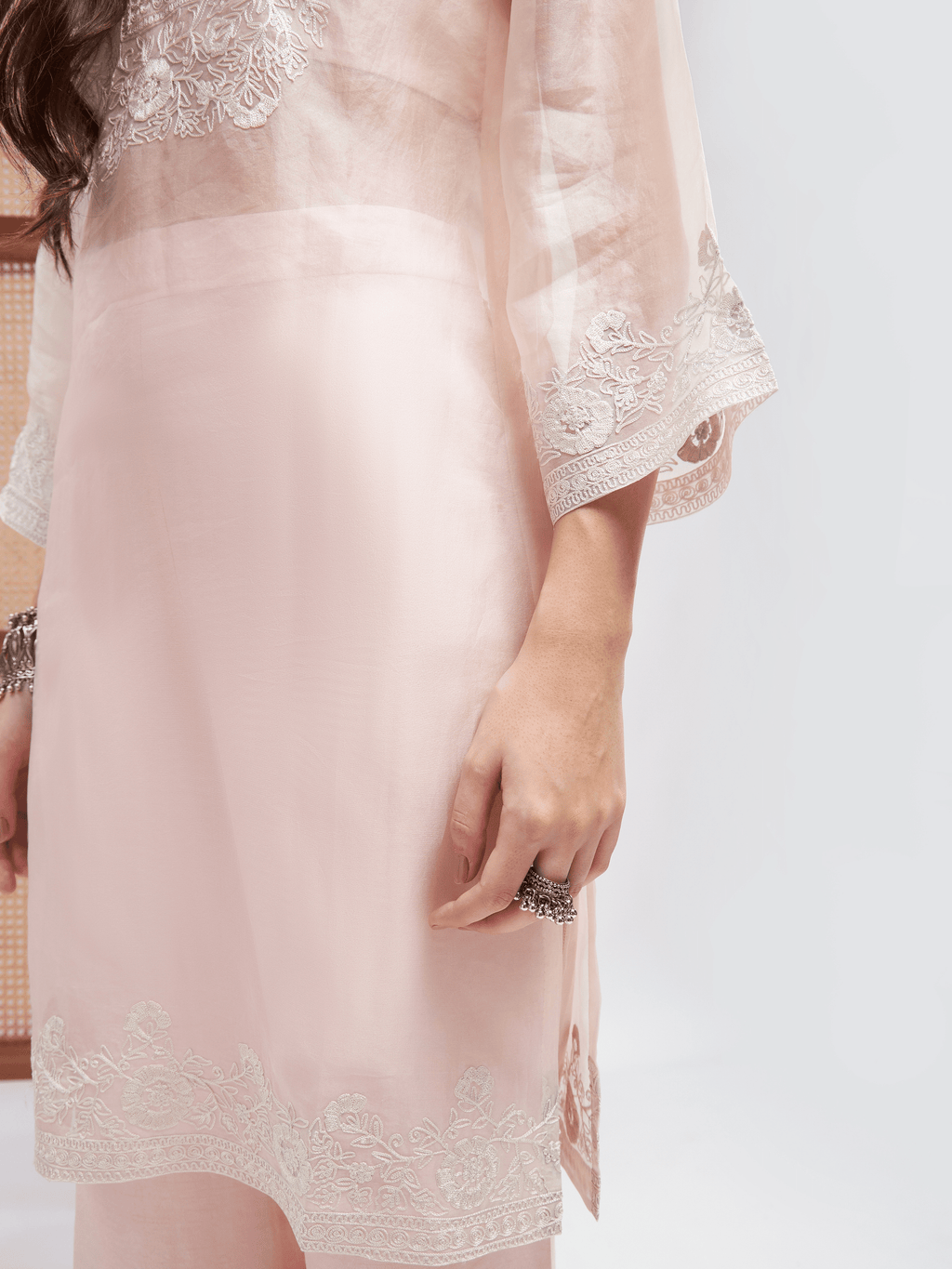 Mahjabeen Kurta Set by RoohbyRidhimaa with Large, Medium, Small, X-Large, X-Small at Kamakhyaa for sustainable fashion