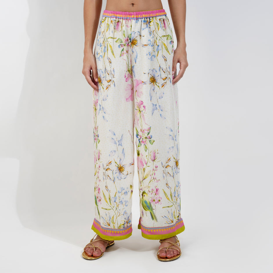 Summer floral Top set by devyanimehrotra.com with CO-ORD SETS, SHIRT SET, TOP SET at Kamakhyaa for sustainable fashion