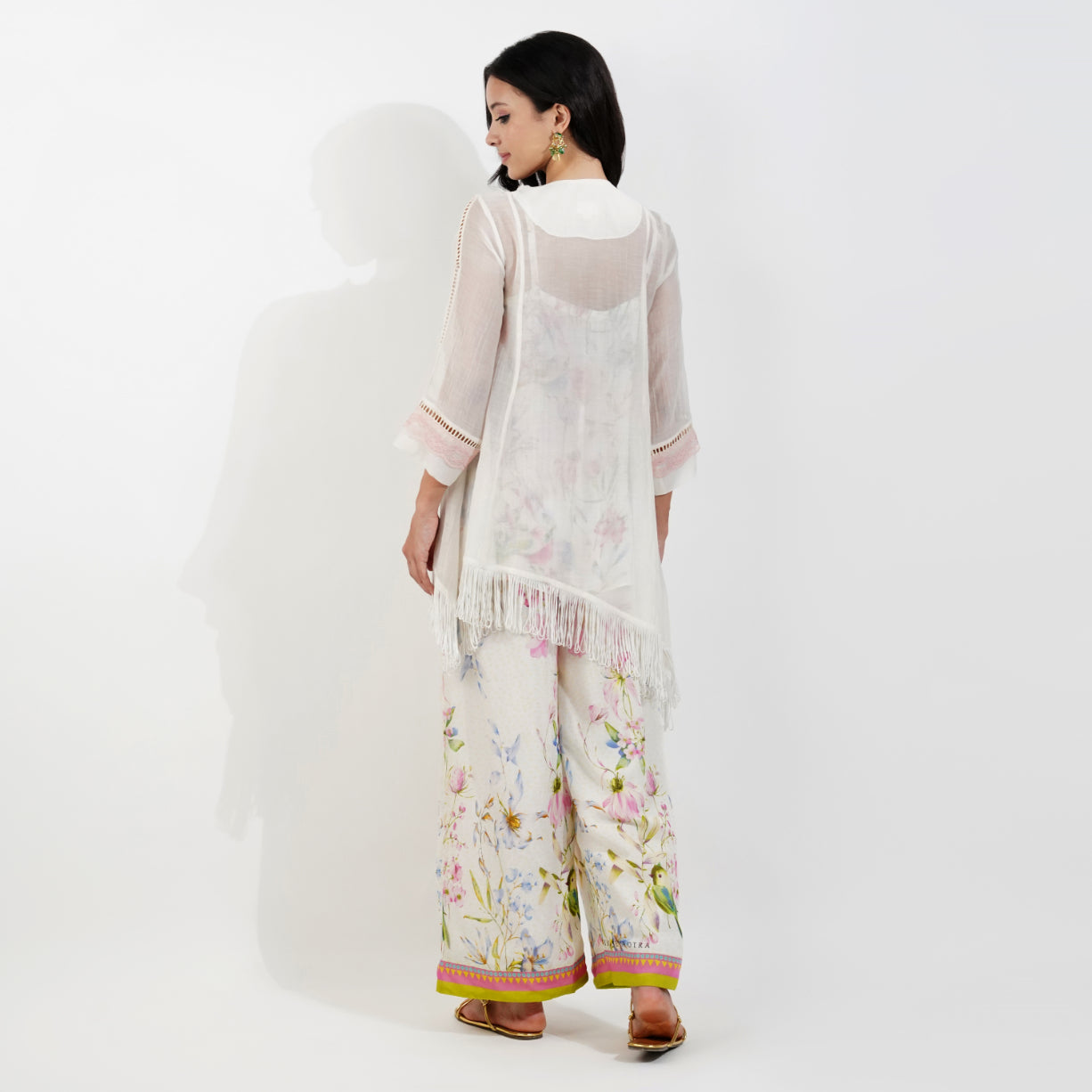 Summer floral Top set by devyanimehrotra.com with CO-ORD SETS, SHIRT SET, TOP SET at Kamakhyaa for sustainable fashion