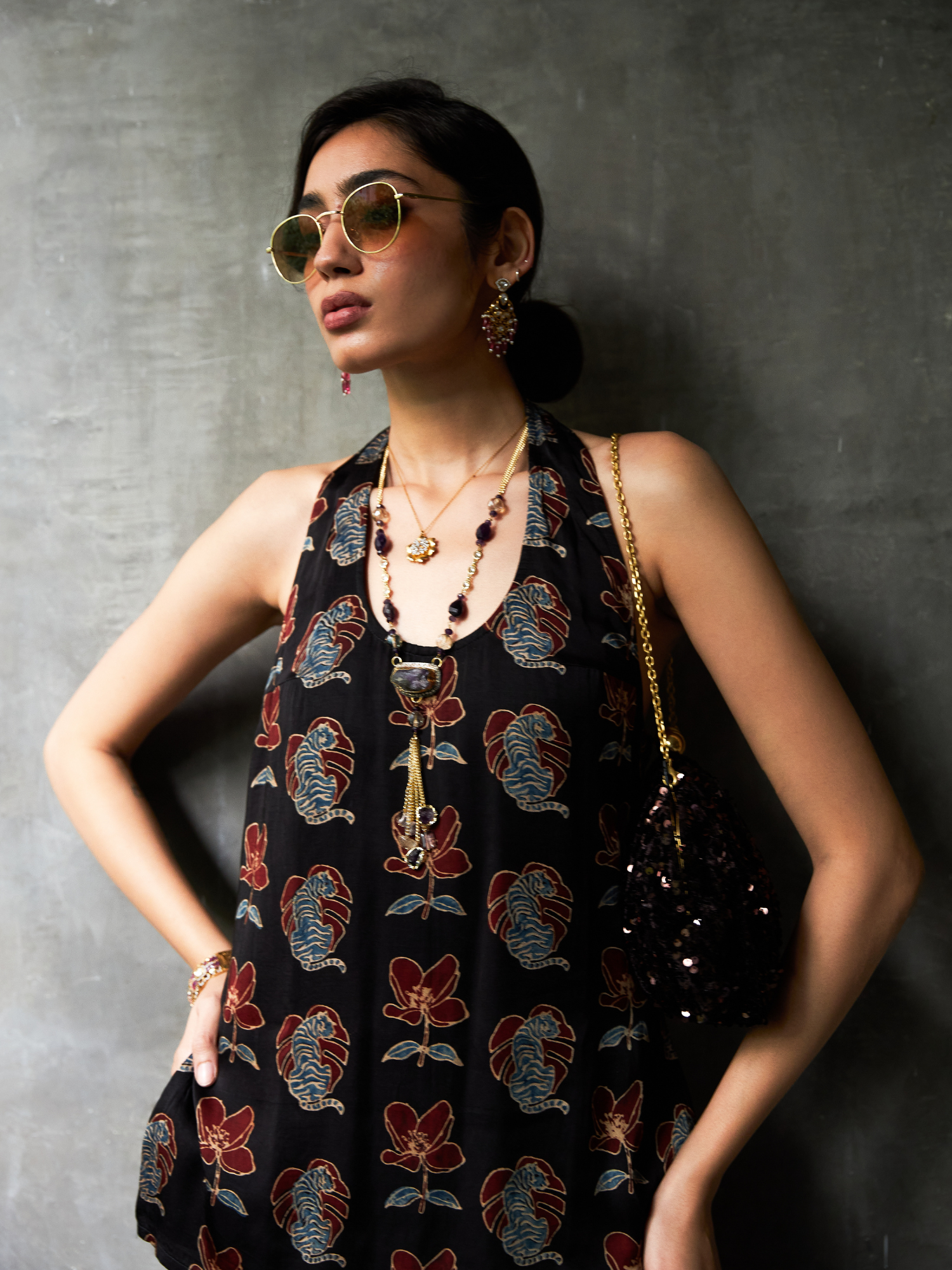 Bold Halter by anushé pirani with Tops & Shirts, Woman co-ord sets, Womenswear at Kamakhyaa for sustainable fashion
