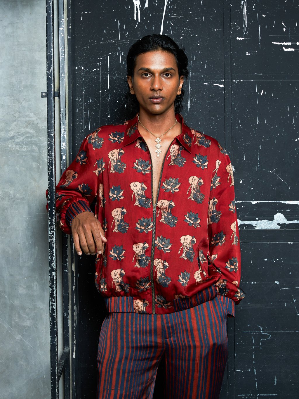 Rustic Bomber by anushé pirani with Jackets, Menswear at Kamakhyaa for sustainable fashion