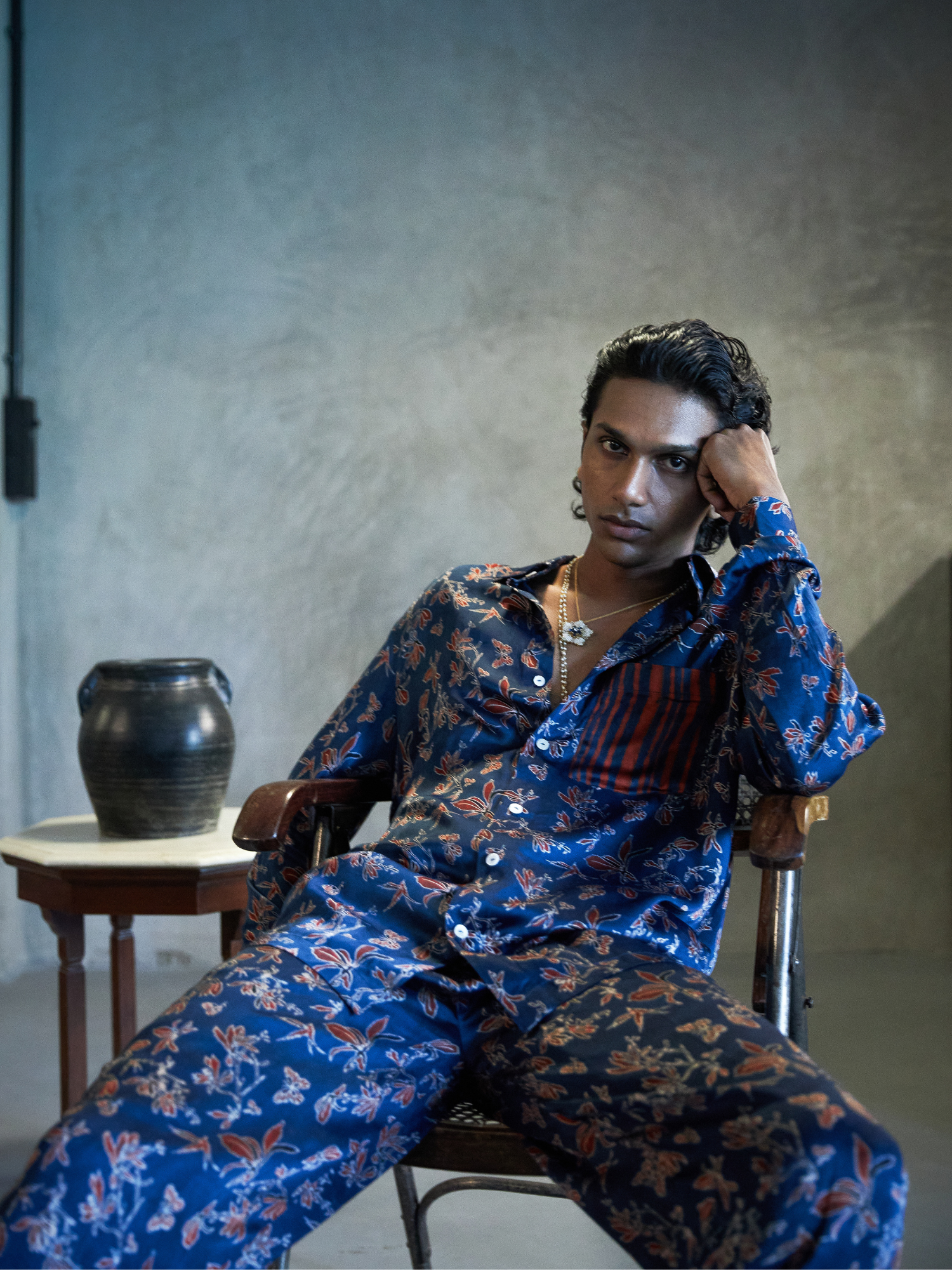 Garden Pleat Pants by anushé pirani with Menswear, Pants at Kamakhyaa for sustainable fashion