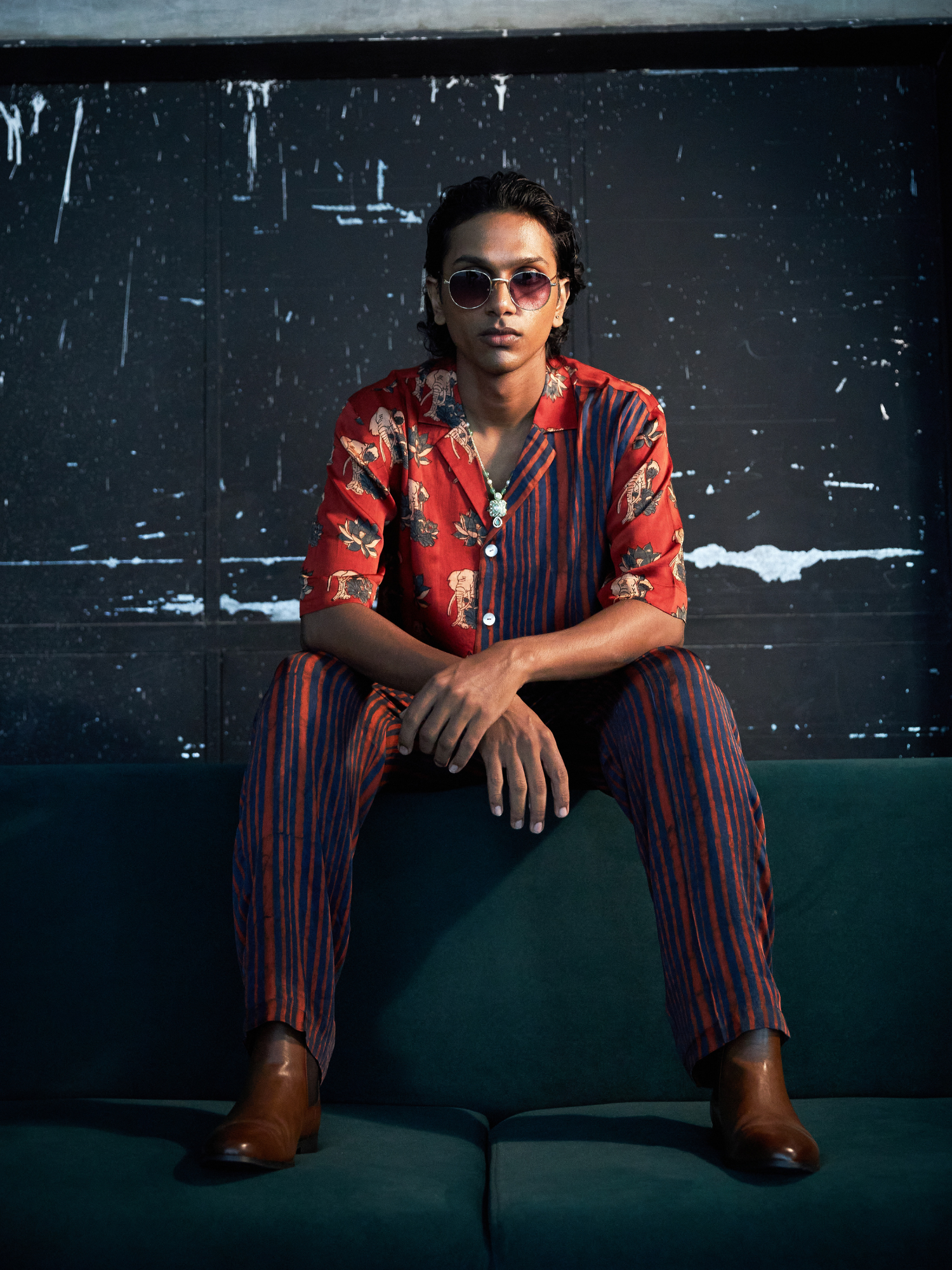 Giant Lotus Shirt by anushé pirani with Menswear, T-Shirts & Shirts, Tops & Shirts at Kamakhyaa for sustainable fashion