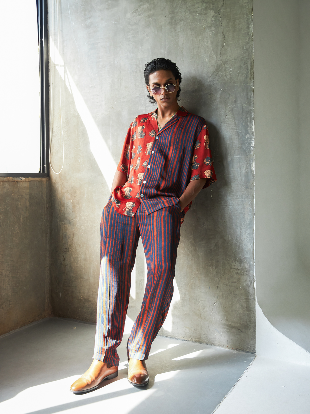 Rustic Tapered Pants by anushé pirani with Menswear, Pants at Kamakhyaa for sustainable fashion