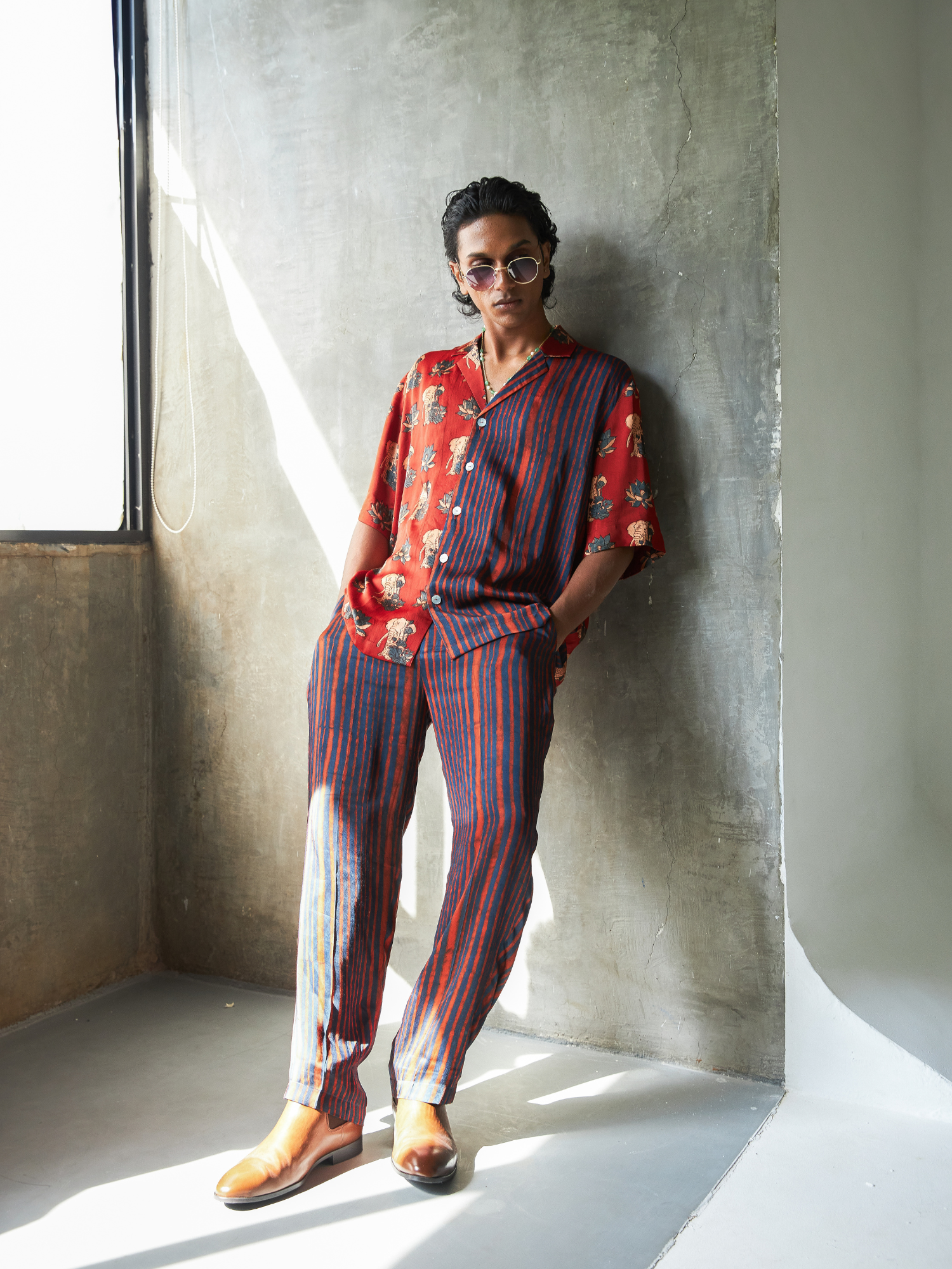 Rustic Tapered Pants by anushé pirani with Menswear, Pants at Kamakhyaa for sustainable fashion