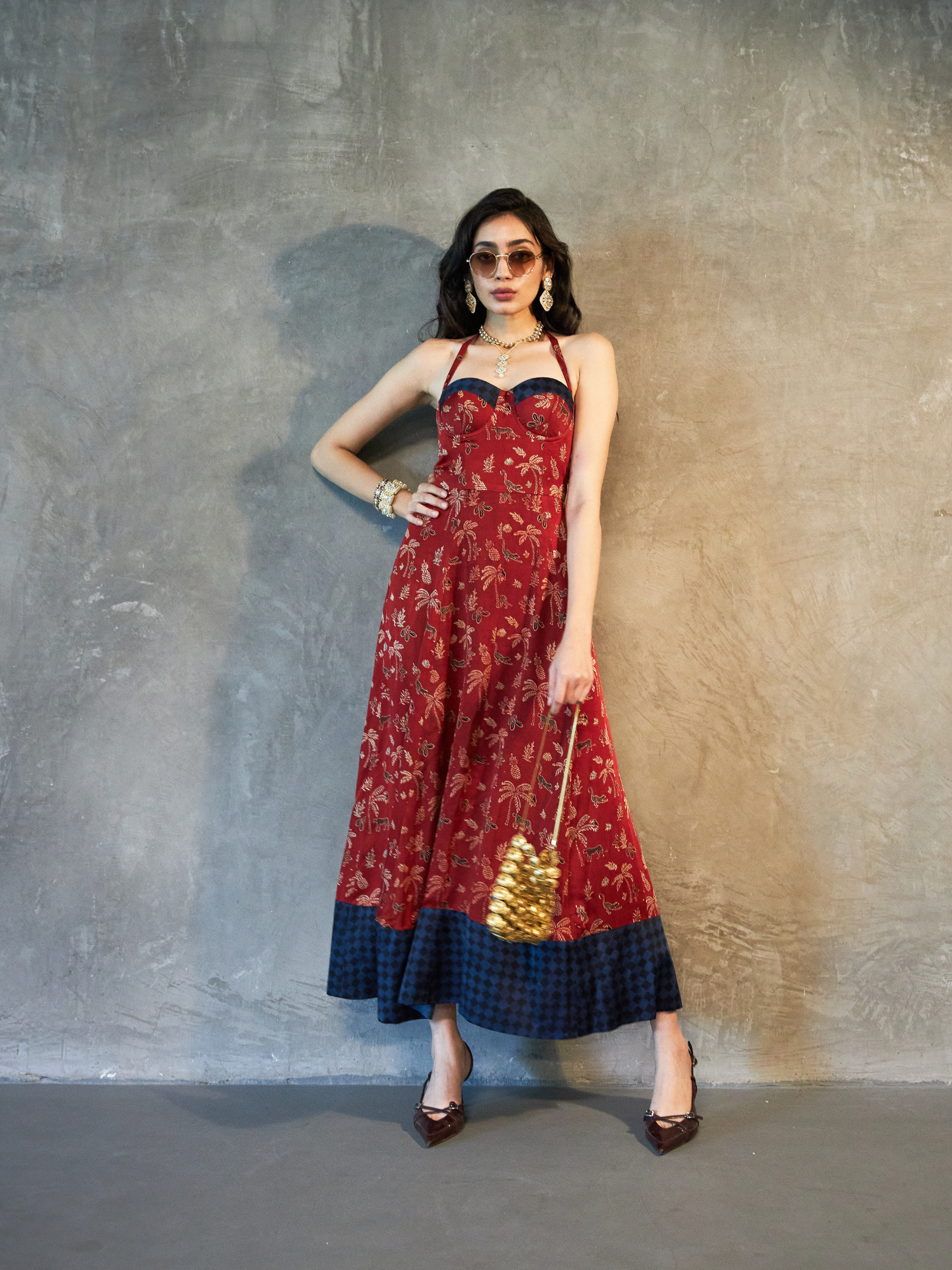 Parade Flare Dress by anushé pirani with Dresses, Tops & Shirts, Woman co-ord sets, Womenswear at Kamakhyaa for sustainable fashion