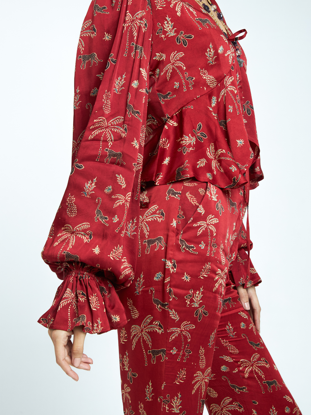 Cascade Top by anushé pirani with Tops & Shirts, Woman co-ord sets, Womenswear at Kamakhyaa for sustainable fashion