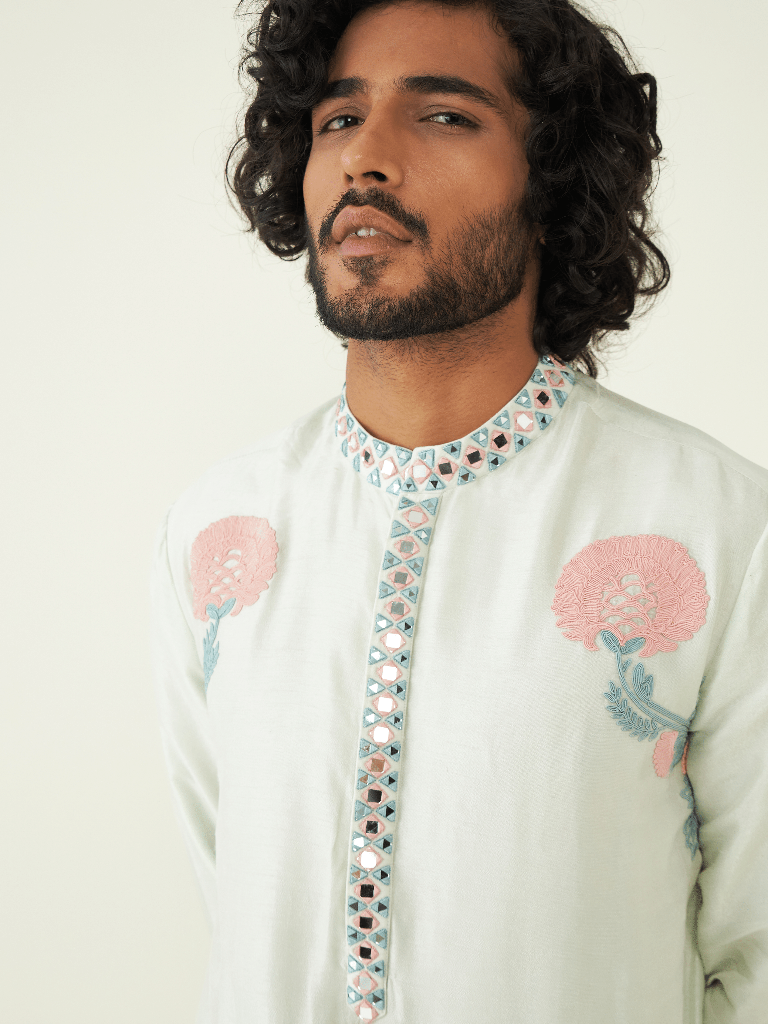 Nazm Kurta Set by RoohbyRidhimaa with Qala By RoohbyRidhimaa at Kamakhyaa for sustainable fashion