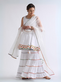 Bahaar Kurta Set by RoohbyRidhimaa with Large, Medium, Small, X-Large, X-Small at Kamakhyaa for sustainable fashion