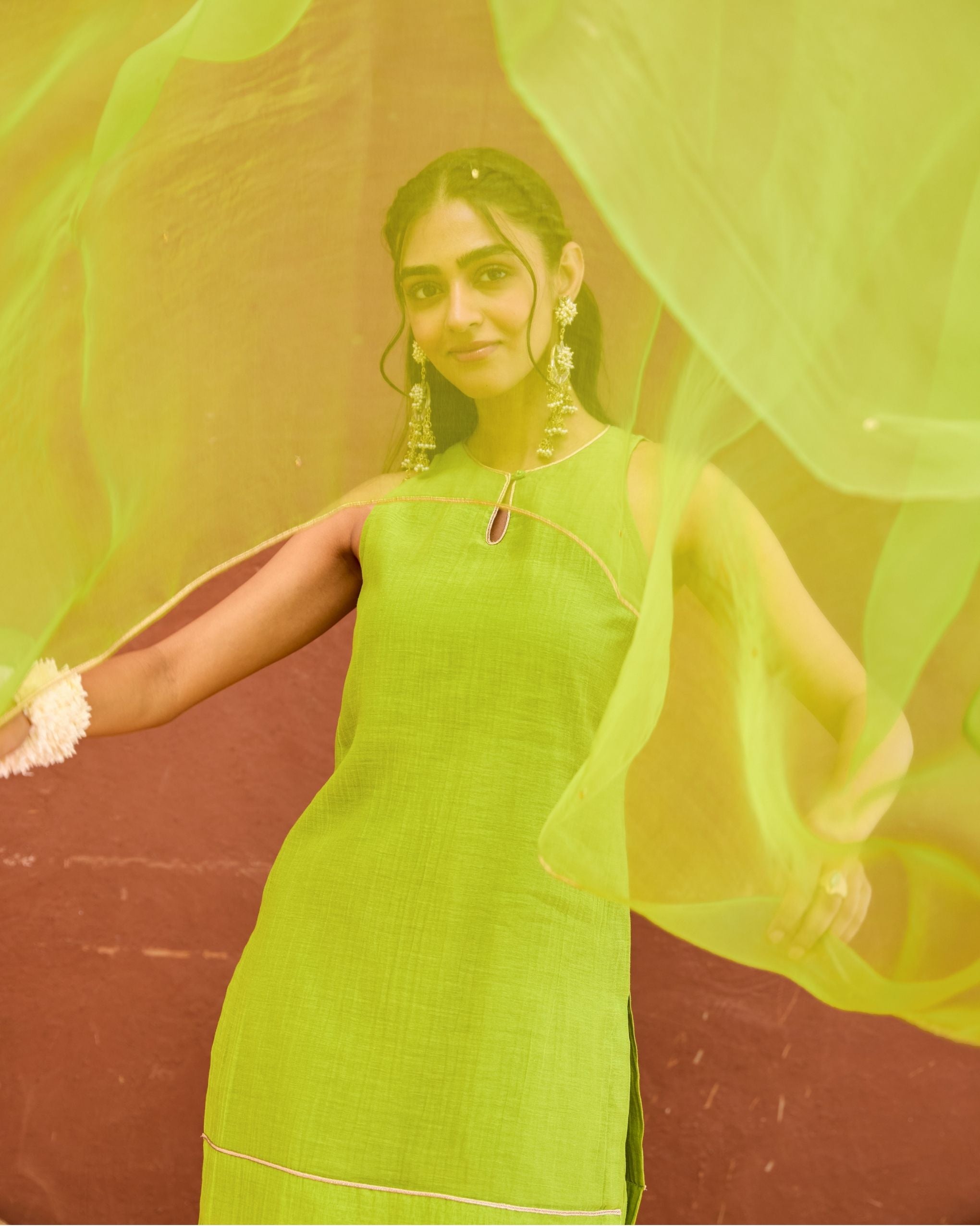 Harini Kurta Set by Taro with Saundh by Taro at Kamakhyaa India for sustainable fashion