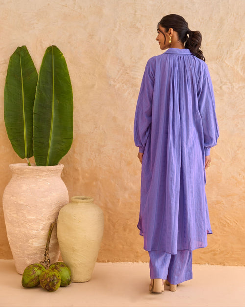 Amethyst Haze Co-ord by Taro India with at Kamakhyaa for sustainable fashion