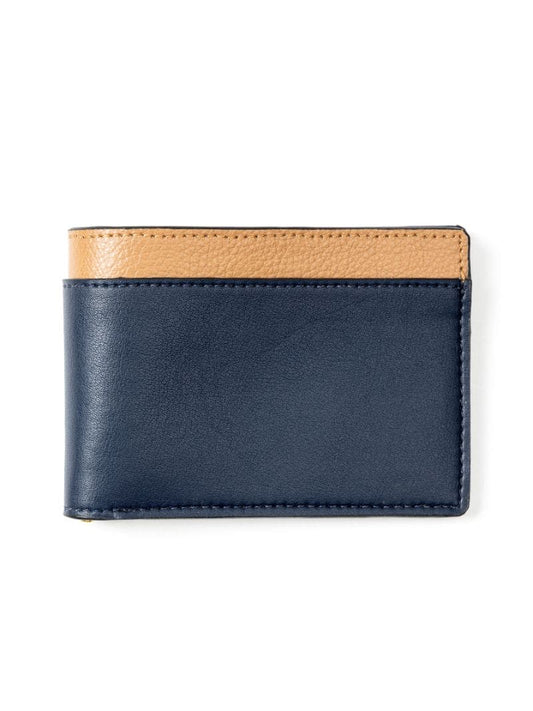 Blue Casual Wear Men Wallet by Green Hermitage with Blue, Cactus Leather, Casual Wear, Free Size, Hemp, Lyocell, Men Wallets, Recycled, Solids at Kamakhyaa for sustainable fashion
