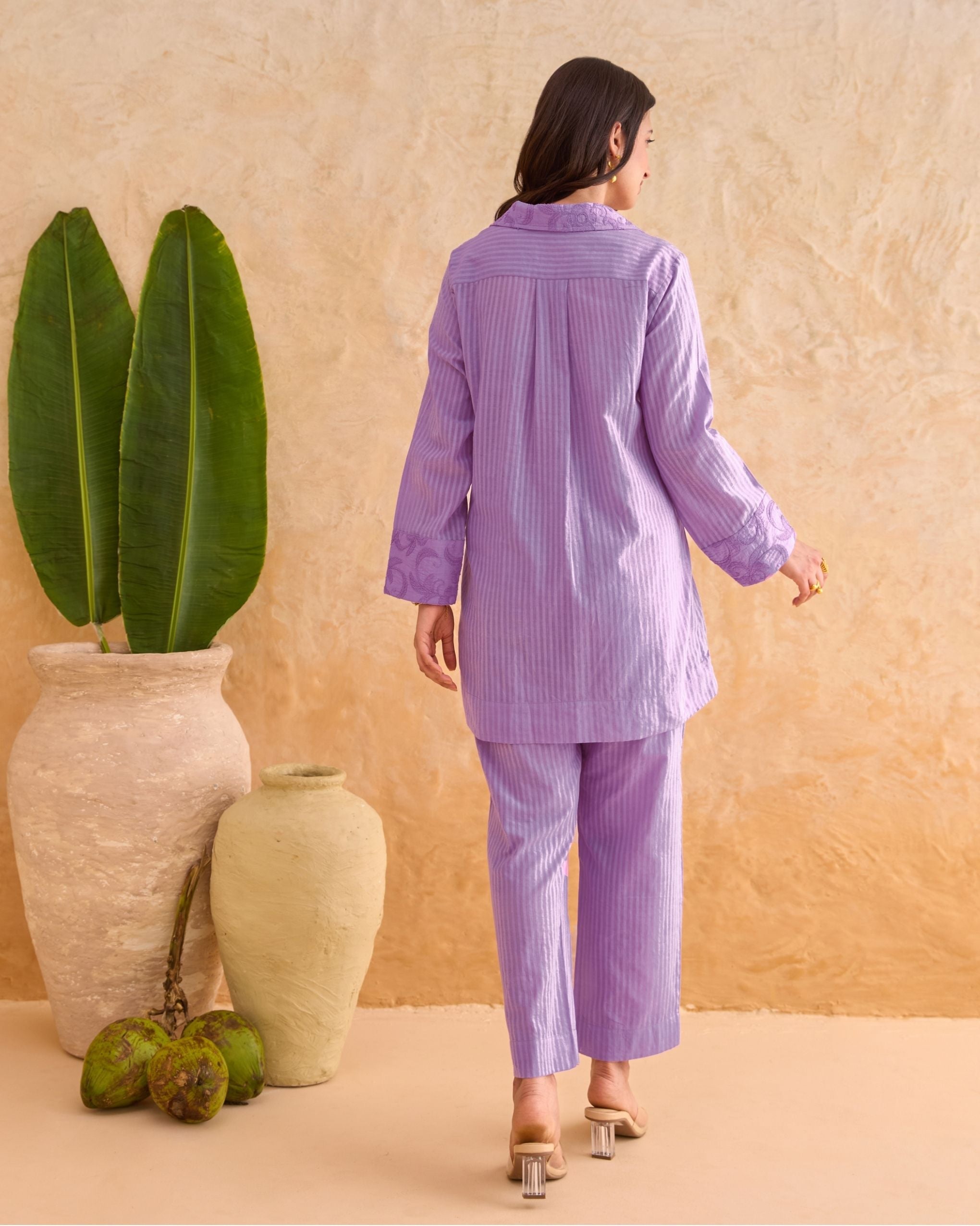 Wisteria Vine Co-ord by Taro India with at Kamakhyaa for sustainable fashion