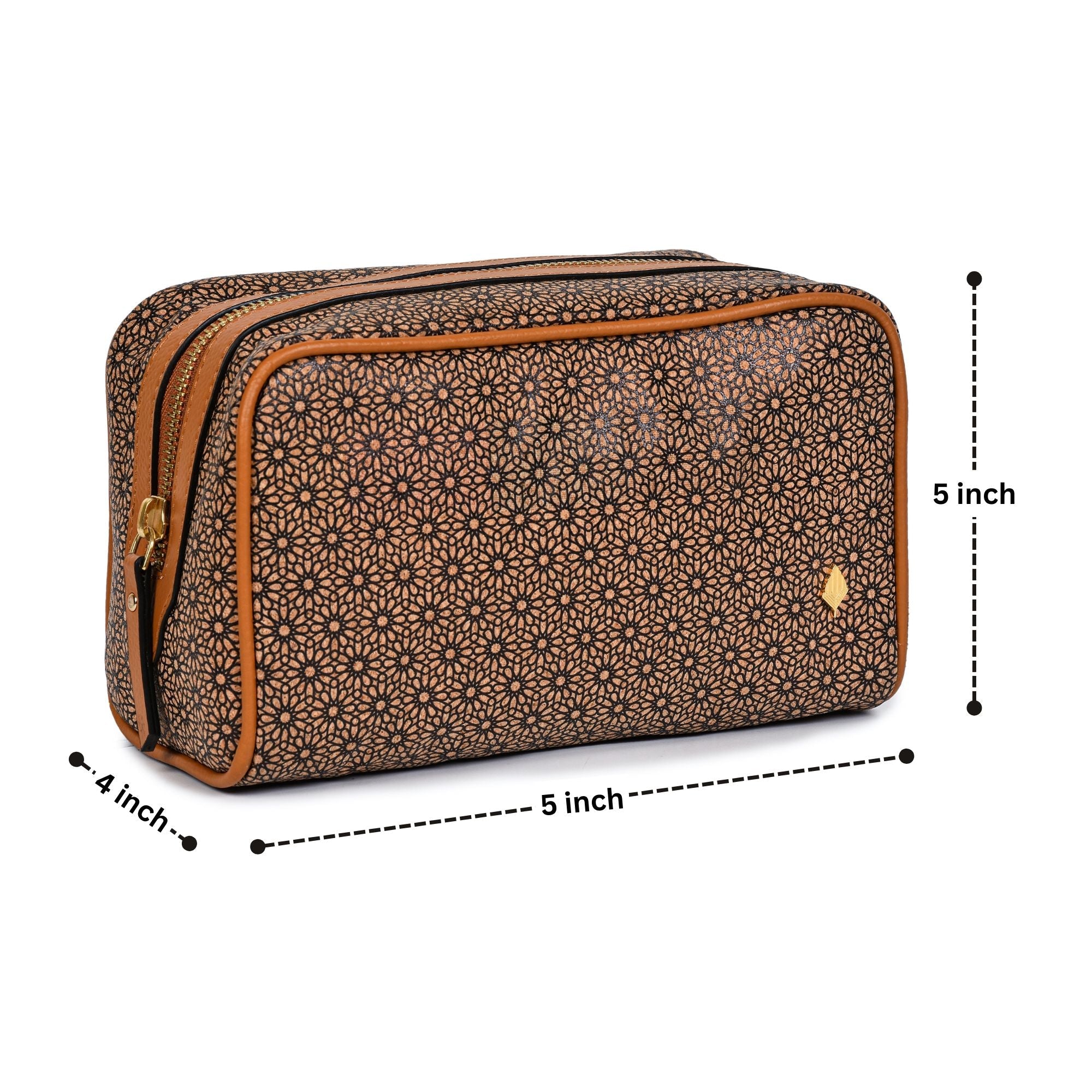 Travel Utility Kit - Tan by Green Hermitage with Accents & Accessories, Corporate Products & Travel Accessories by Green Hermitage at Kamakhyaa for sustainable fashion