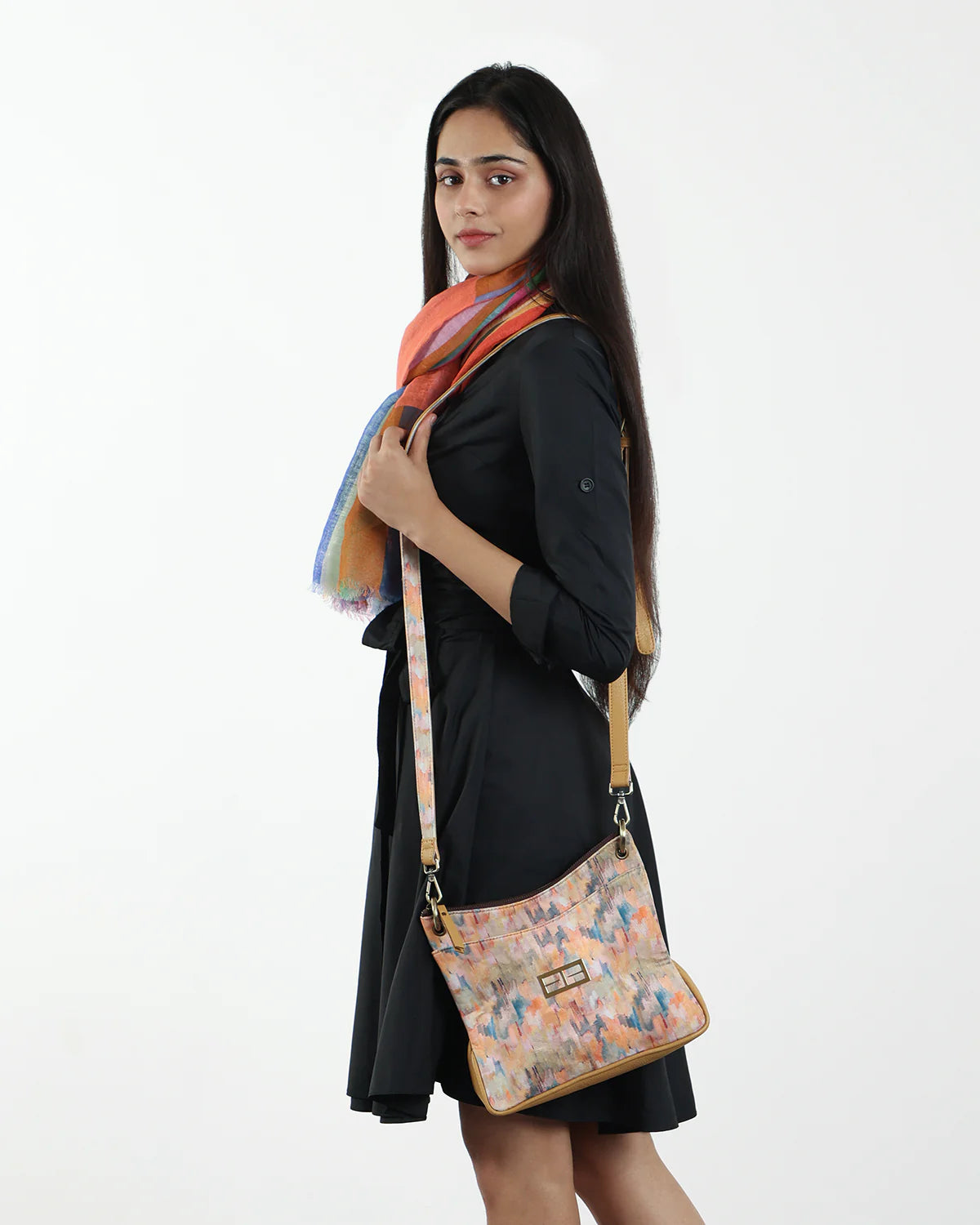 Chromatic Fusion Hand Bag by The Indian Trunk with at Kamakhyaa for sustainable fashion